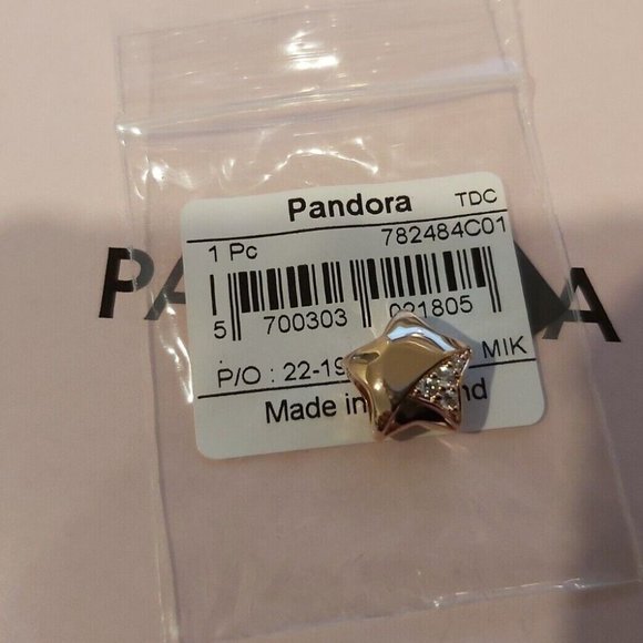 Authentic PANDORA *CHINA EXCLUSIVE*Lucky Star Series Preference Star 782484C01 - Picture 5 of 8